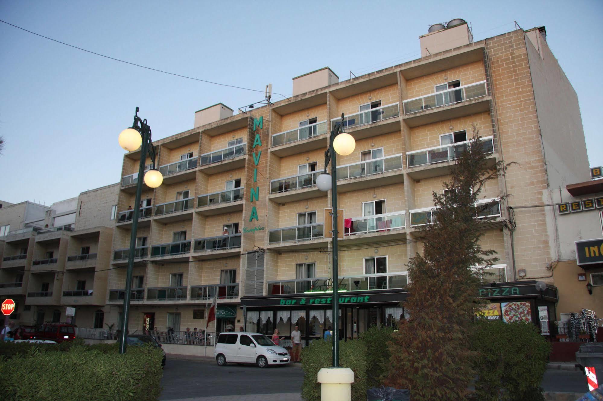 Mavina Hotel & Apartments Buġibba Dış mekan fotoğraf